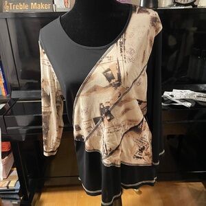 Bellissima Size XL long sleeve Top